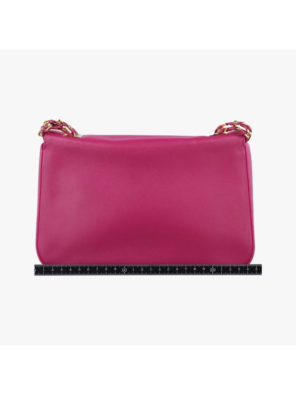 Fendi Be Baguette Rose Red Leather Shoulder - Picture 2 of 15